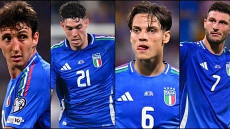 <p>Pagelle Italia: Bastoni non ne prende una, Orsolini fuori incomprensibile, Ricci flop totale</p>