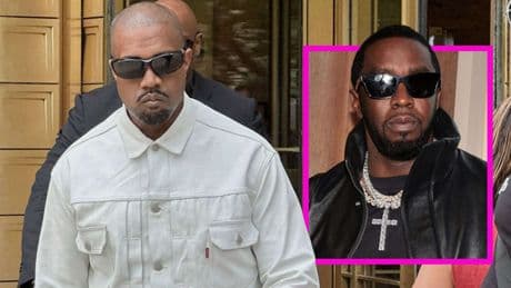 Ganz in Weiß - Plötzlich taucht Kanye West beim Diddy-Prozess auf