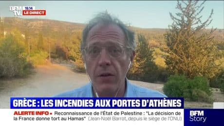 Story 10 : Incendie proche d'Athènes, le feu a été circonscrit par les pompiers grâce à quatre canadairs - 28/07