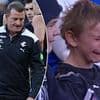 Footy fans slam TV giant for showing boy crying his eyes out at Carlton vs North Melbourne AFL match - but others say the 'snowflakes' need to 'harden up'