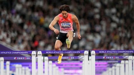 29,71 Sekunden für 110 Meter - Was macht ER denn da beim WM-Hürdenlauf?