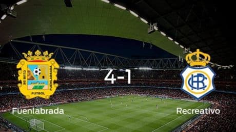 El CF Fuenlabrada muestra su poderío tras golear al Recreativo (4-1)