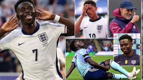 Bukayo Saka defends his misfiring England team-mates as Arsenal star opens up on extent of his injury nightmare ahead of Senegal test