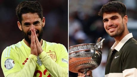 La derrota de España en la Nations League arrasa en La 1 (54,1%) y Alcaraz brilla con su segundo Roland Garros (11,8%)