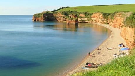 Little-known UK beach has no crowds, a huge adventure playground and dinosaurs