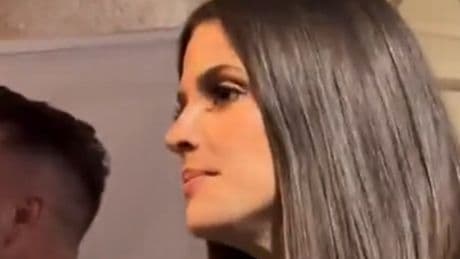 Viktor Gyokeres' famous girlfriend makes transfer promise as Arsenal chiefs 'fly out'