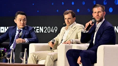 Justin Sun takes crypto company public — reportedly with help from Eric Trump