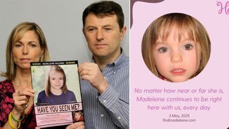 Madeleine McCann’s parents release new message on 18th anniversary of disappearance
