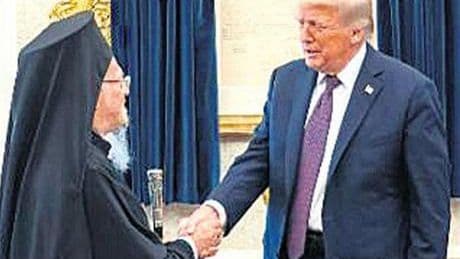 Patrik Bartholomeos Trump’la görüştü...