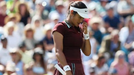 Emma Raducanu beaten in Eastbourne thriller despite final set fightback