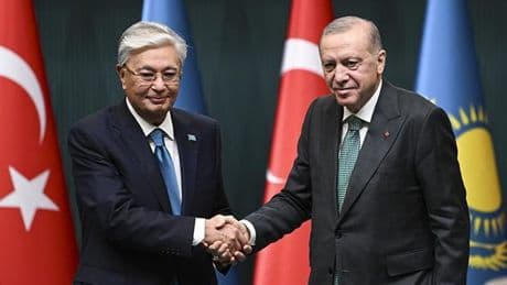 Kazakistan Cumhurbaşkanı Tokayev'den Cumhurbaşkanı Erdoğan'a teşekkür mesajı