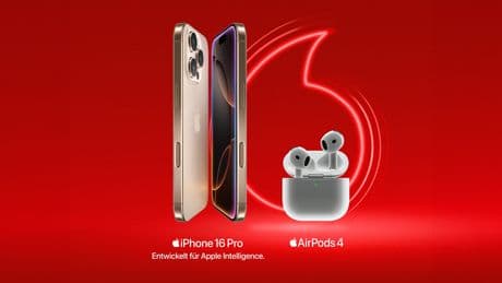 iPhone 16 Pro mit unbegrenztem Datenvolumen und gratis AirPods 4 – exklusiv für unter 28-Jährige