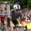Prachtige beelden: Quinn Simmons vraagt vriendin ten huwelijk op Champs-Élysées na finish Tour