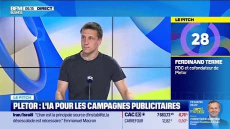 Le Pitch : Pletor, l'IA pour les campagnes publicitaires - 18/06