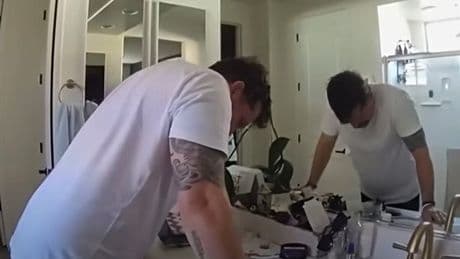 Moment dad of girl, 2, left to die in scorching hot 43C car breaks down in tears in police footage