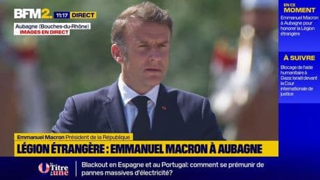 "La France en laquelle vous croyez": l'hommage d'Emmanuel Macron aux légionnaires