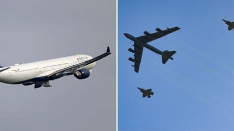 Passagierflugzeug muss B-52-Bomber ausweichen, um Zusammenstoß zu verhindern