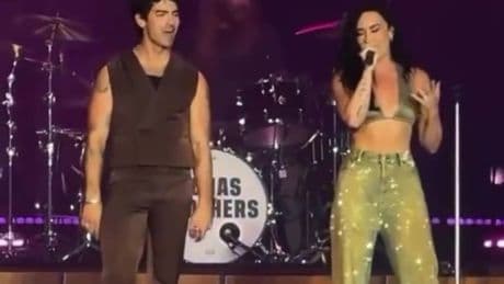 Demi Lovato reunites with Joe Jonas after brutal split - and her husband approves