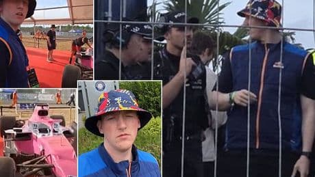 AngryGinge arrested on suspicion of causing £30k of damage to Formula One car at Silverstone - as YouTuber reveals 15-hour ordeal in custody