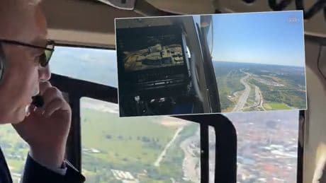 Vali Gül'den helikopterle denetim: Bayram öncesi tüm kenti turladı