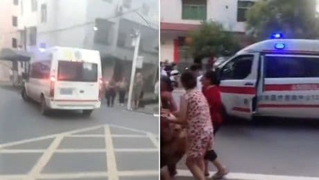 Children left in pools of blood after knifeman rampages through school in Hunan, China
