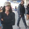 Bianca Censori rocks microscopic shorts at LAX as she and Kanye West flee town after sexual assault claim