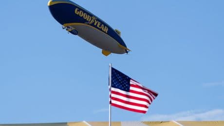 The iconic Goodyear Blimp is 100. To celebrate, a flight over Ohio