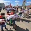 Hunderte Teilnehmer: Friedliche Demos für Israel und Palästinenser in Potsdamer Innenstadt