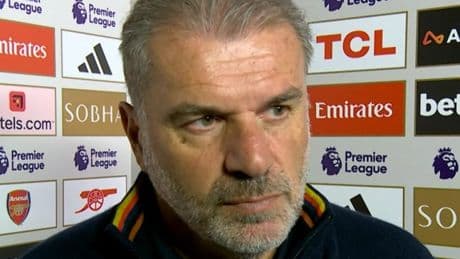 Ange Postecoglou responds to Arsenal fans over brutal chants on his return