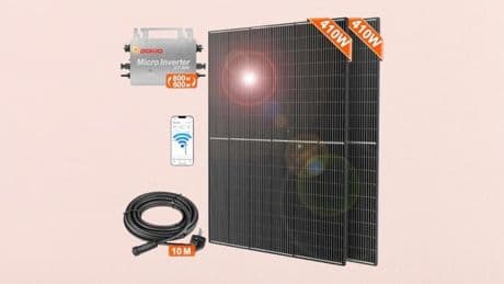 Ce kit de panneaux solaires voit son prix chuter de plusieurs centaines d'euros sur ce site