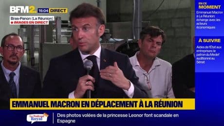 "Je n'ai pas eu une année sans crise sur le territoire ultramarin", déclare Emmanuel Macron