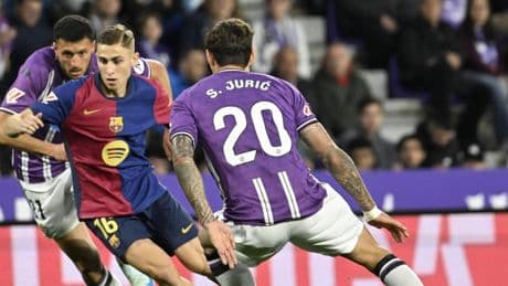 Valladolid - Barça, en imágenes
