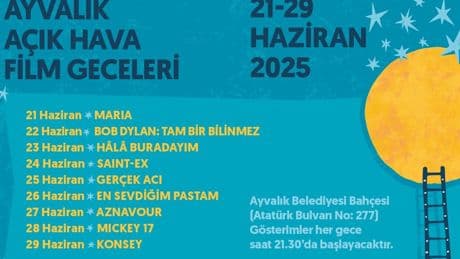 Ayvalık Açık Hava Film Geceleri başlıyor