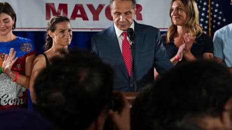 A Stunned Cuomo Watch Party Finds Itself With Little to Celebrate.