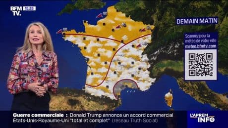 La météo pour ce vendredi 9 mai 2025