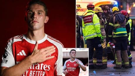 Arsenal striker Viktor Gyokeres' £64m transfer 'linked to SHOOTING and blackmail' in Sweden - as police launch attempted murder probe after striker's agent's relative was targeted