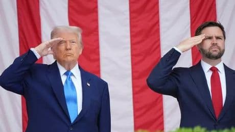 MIKEY SMITH: 8 wild Donald Trump moments as JD Vance takes surprise trip to protest-hit city