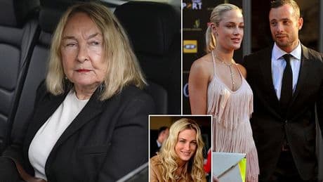Mother of Oscar Pistorius murder victim Reeva Steenkamp is seriously ill in hospital after suffering a stroke and collapsing at her farm