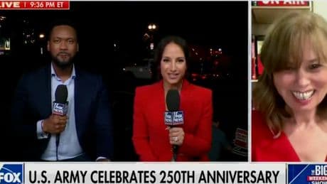Seemingly Intoxicated guest is cut off during Fox News appearance to talk Trump parade