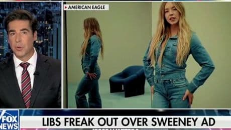 Fox News covered the Sydney Sweeney ‘good jeans’ ad 28 times more than Epstein this week