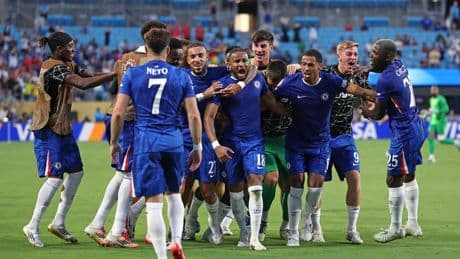 Chelsea progress into Club World Cup quarter-finals as storm suspension mars match