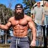 Liver King looks unrecognisable in old high school pictures - and worlds away from the super-buff 'ancestral lifestyle' influencer
