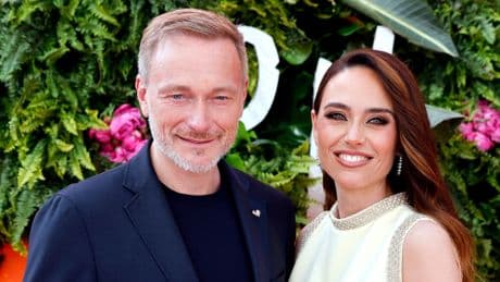 Erster Pärchen-Auftritt von Christian Lindner und Franca Lehfeldt nach der Geburt