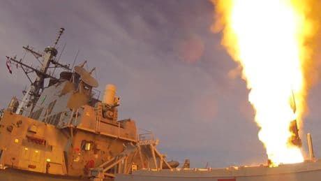 More Navy firepower has joined the US warships helping shield Israel from Iranian missiles