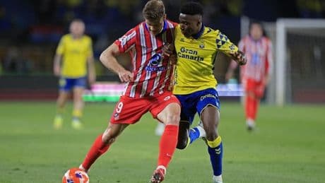 El tanto agónico de Las Palmas que mata las opciones de Liga del Atlético