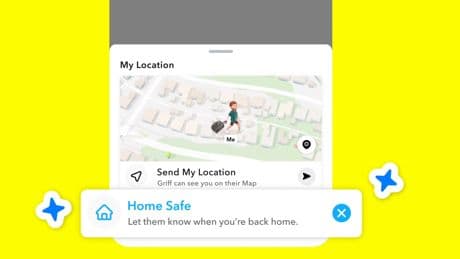 Snapchat will notify your friends when you&#8217;ve made it home safe