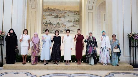 Emine Erdoğan, Çin'de liderlerin eşleri ile bir araya geldi