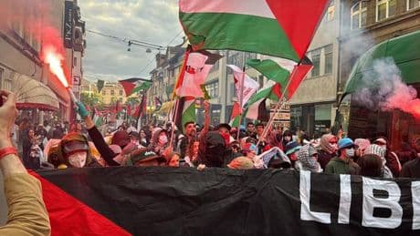 Musik: Anti-Israel-Demos in Basel vor dem Eurovision-Finale