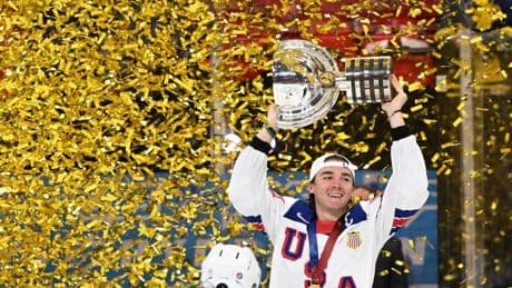 USA Hockey Wins First Worlds Gold Since 1933 On Tage Thompson’s Goal