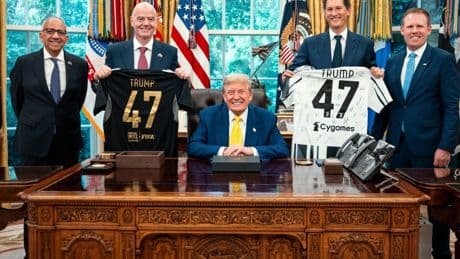 Infantino und Trump: Die Gefahr, die von der WM ausgeht